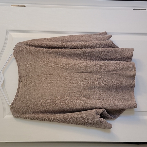 Seven Sisters Front Tie Lightweight Cardigan Tan Women's Size Small - Picture 2 of 4